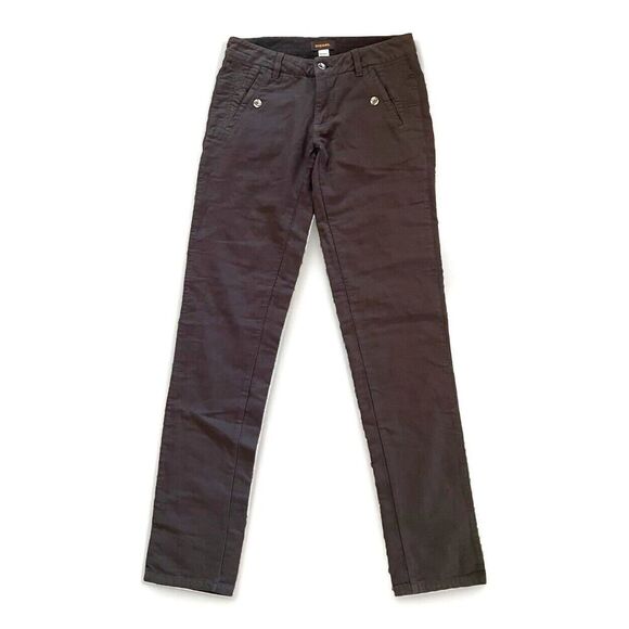 Diesel Pants - DIESEL Rare Cotton Pants Size 27 Low Rise Chino Womens Chocolate Brown Vtg Y2K